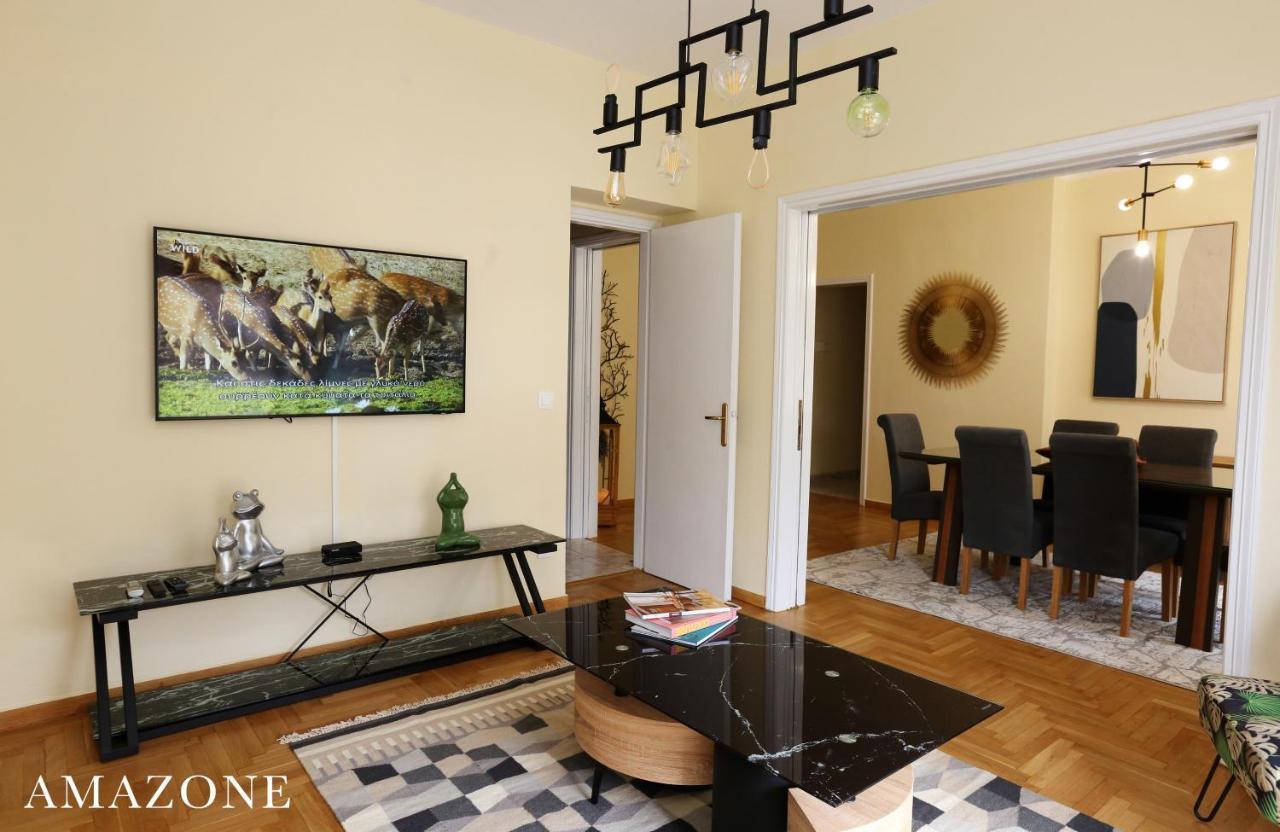 Melma Properties-Amazone-Premium Apartment In Piraeus Center Buitenkant foto